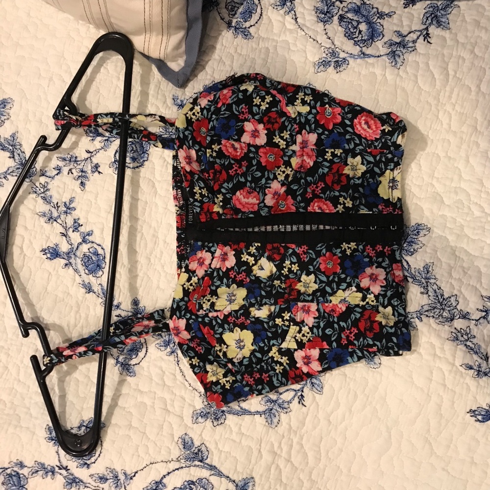 Forever 21 crop top corset